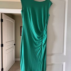Ann Taylor Bright Green Color Dress