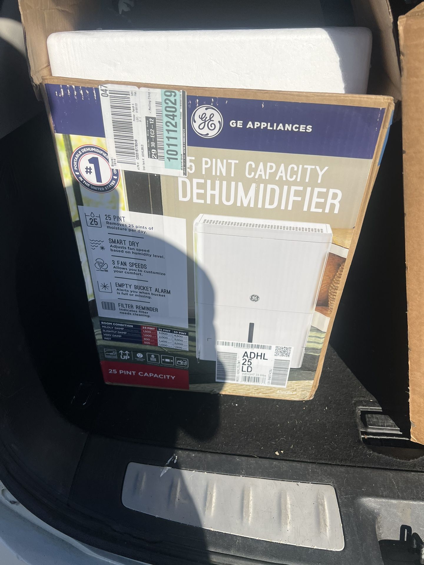 Brand New Open Box Dehumidifier 