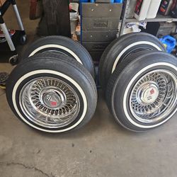14x7 true-ray wire wheels