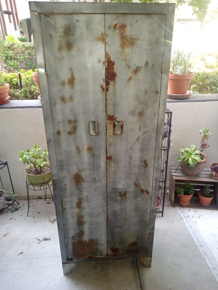 Vintage Metal Storage Cabinet