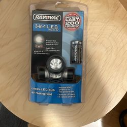 3 In 1 LED head Lite 