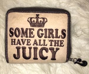 Juicy Couture velour wallet great Condition