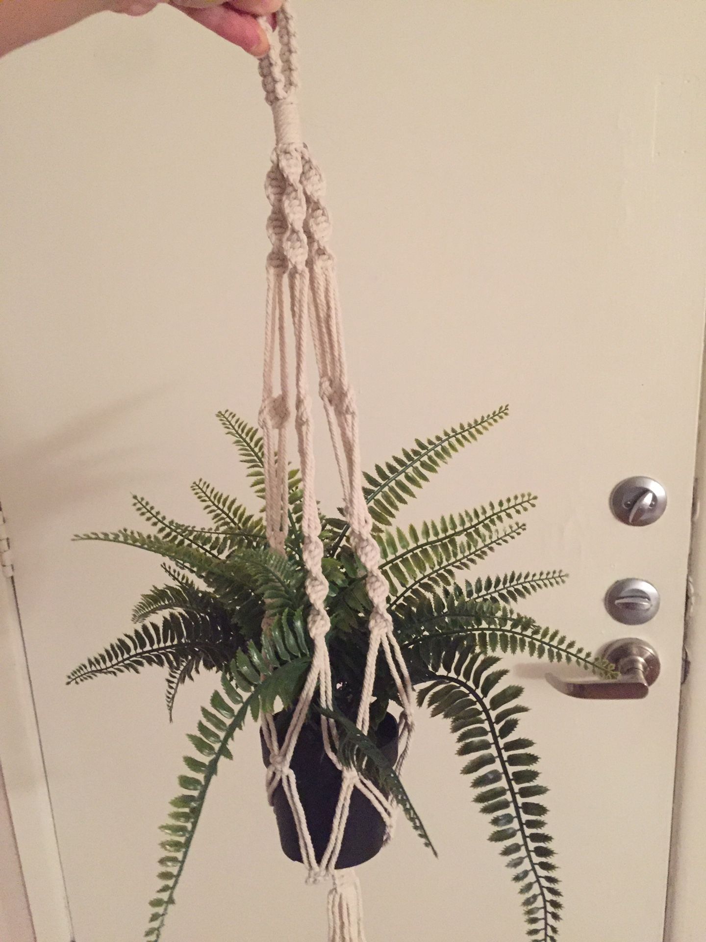 3 piece hanging macrame set (w/ or without fake plants)