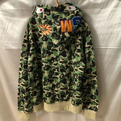 BAPE CITY CAMO SHARKFULL ZIP HOODIE