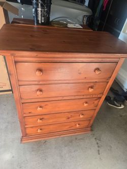 Dresser and matching dresser with bookcase