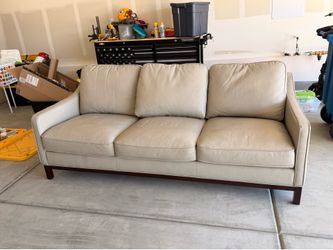Leather sofa
