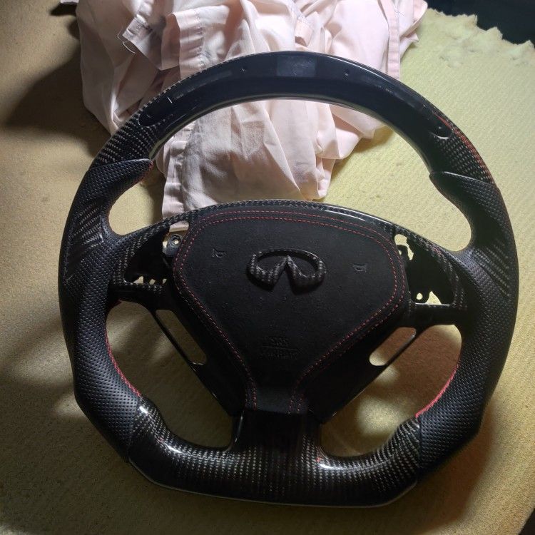 Infiniti G Carbon Fiber Steering Wheel LED
