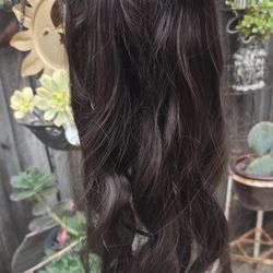 Clip On Brown Hair Extension 