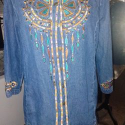 Bob Mackie Washable Art Embroidered