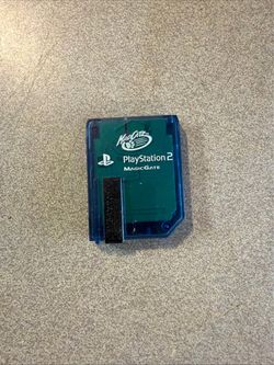 Mad Catz PlayStation 2 PS2 Memory Card MagicGate Compatible Blue Tested Working
