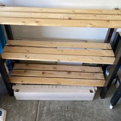 Heavyduty Garage Rack Maple Wood New 