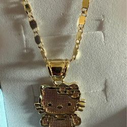 Gold Hello Kitty Chain 