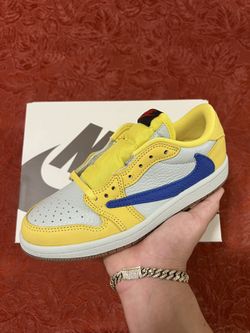Jordan 1 Low Travis Scott Canary
