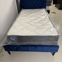 New Twin And Mattress Set 
