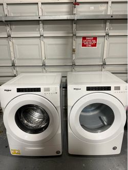 Whirlpool Front Load Washer & Dryer Set — Like New