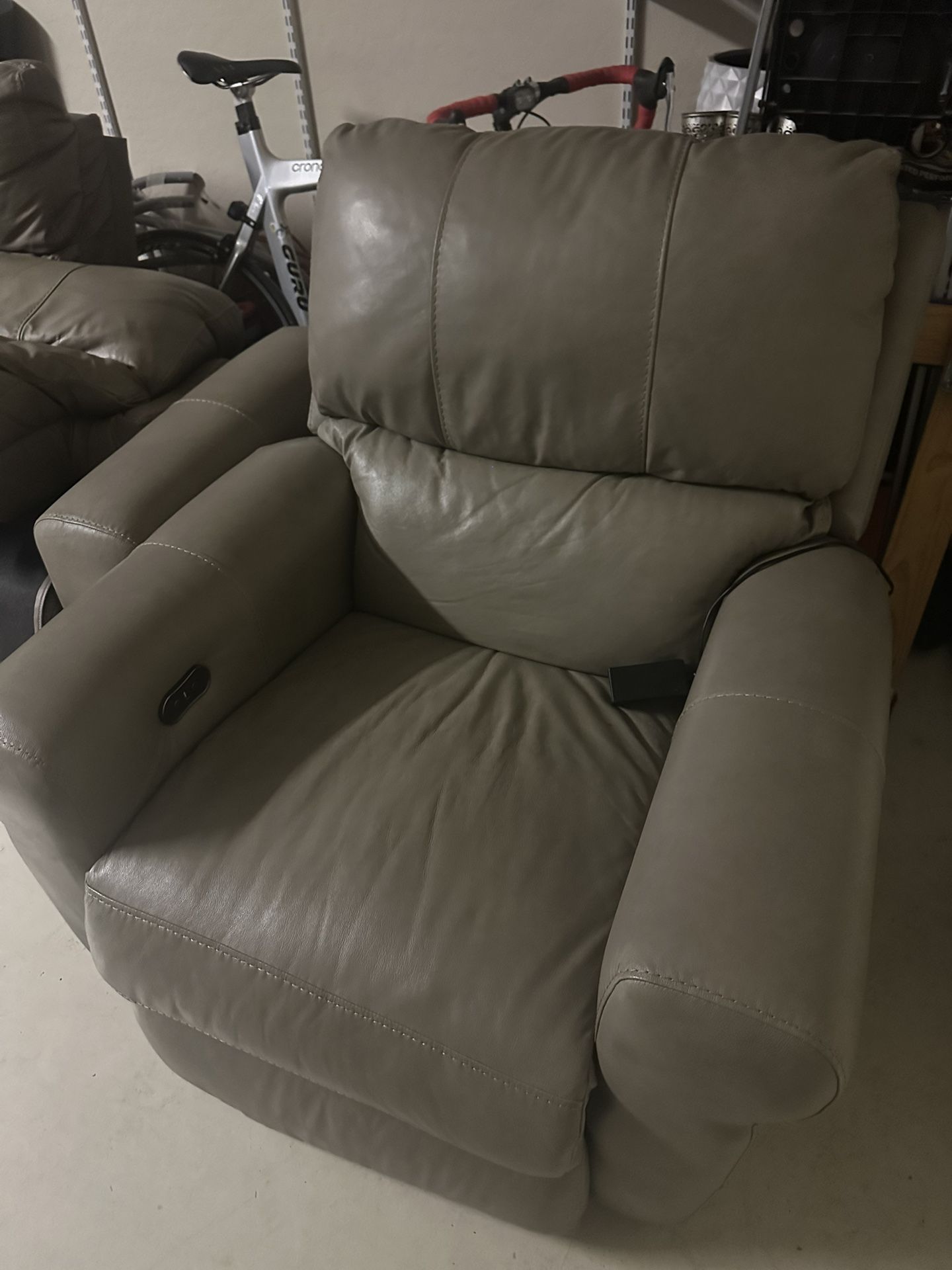 Real Leather Recliner
