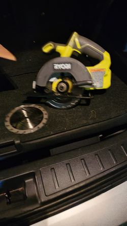 NIB RYOBI, 5 AND 1/2 INCH, 18 V PLUS CIRCULAR, SAW
