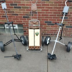 Golf Bag Push Carts $25 & Up