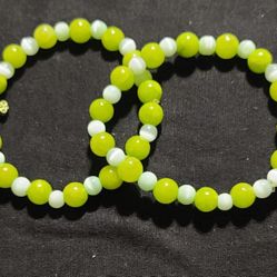 Peridot Bracelet Set