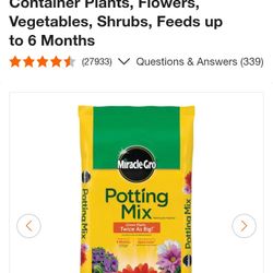 Miracle Grow Big Yellow Bags