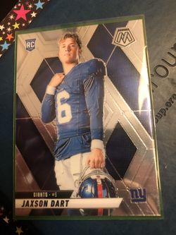 2025 Panini Mosaic Jaxson Dart  Rookie Variation Silver #288 NY Giants  + I Score Jaxson Dart Card