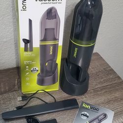 Ionvac Cordless Vacuum Used Once Clean