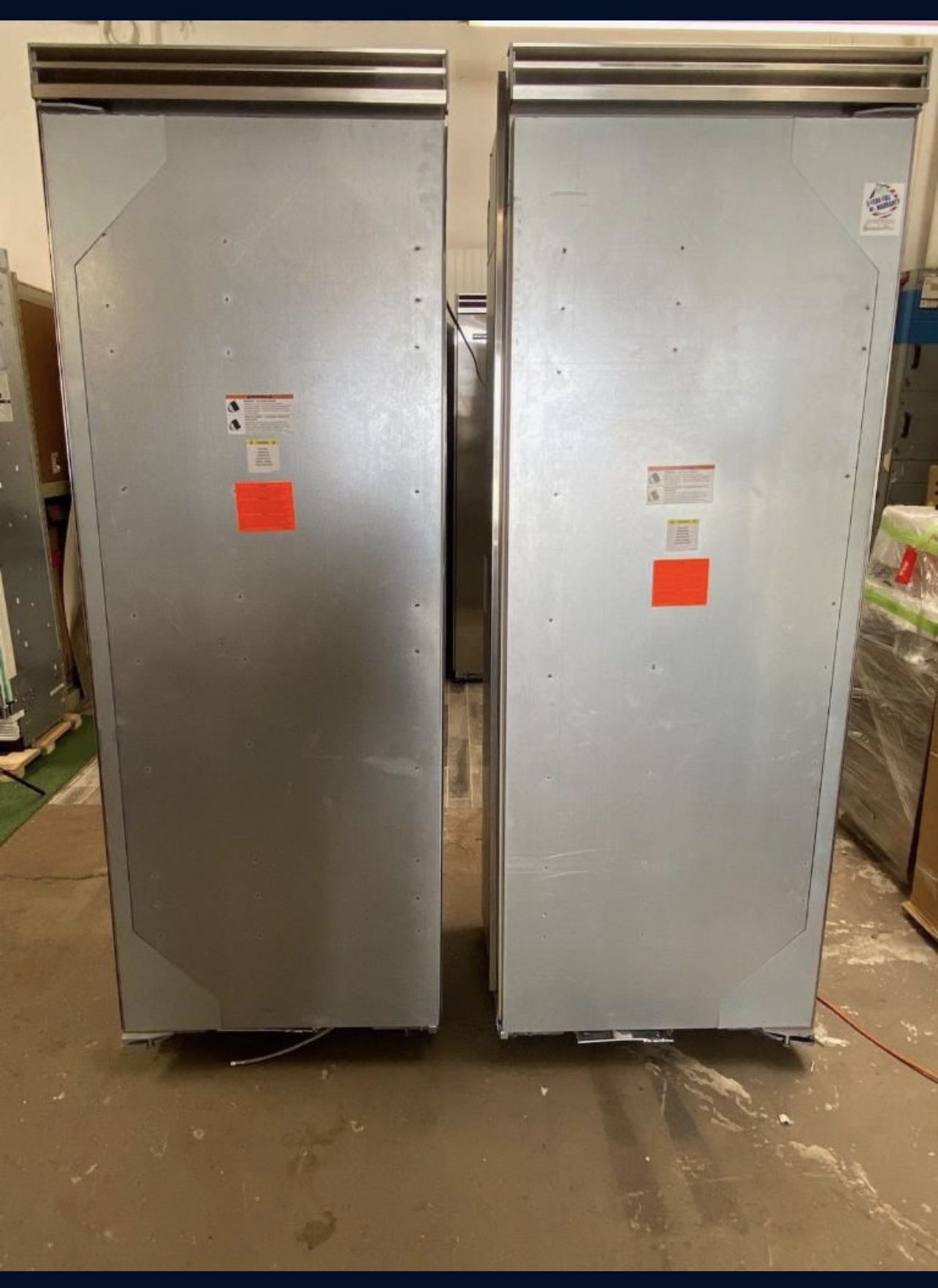 Viking Refrigerator 30’ Viking All Freezer 30’  