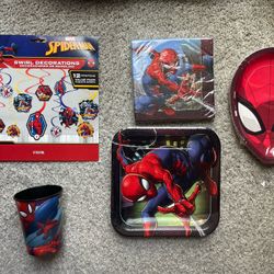 Spider-Man Party Plates
