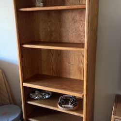 Solid Wood Bookshelf - Tall And Sturdy 