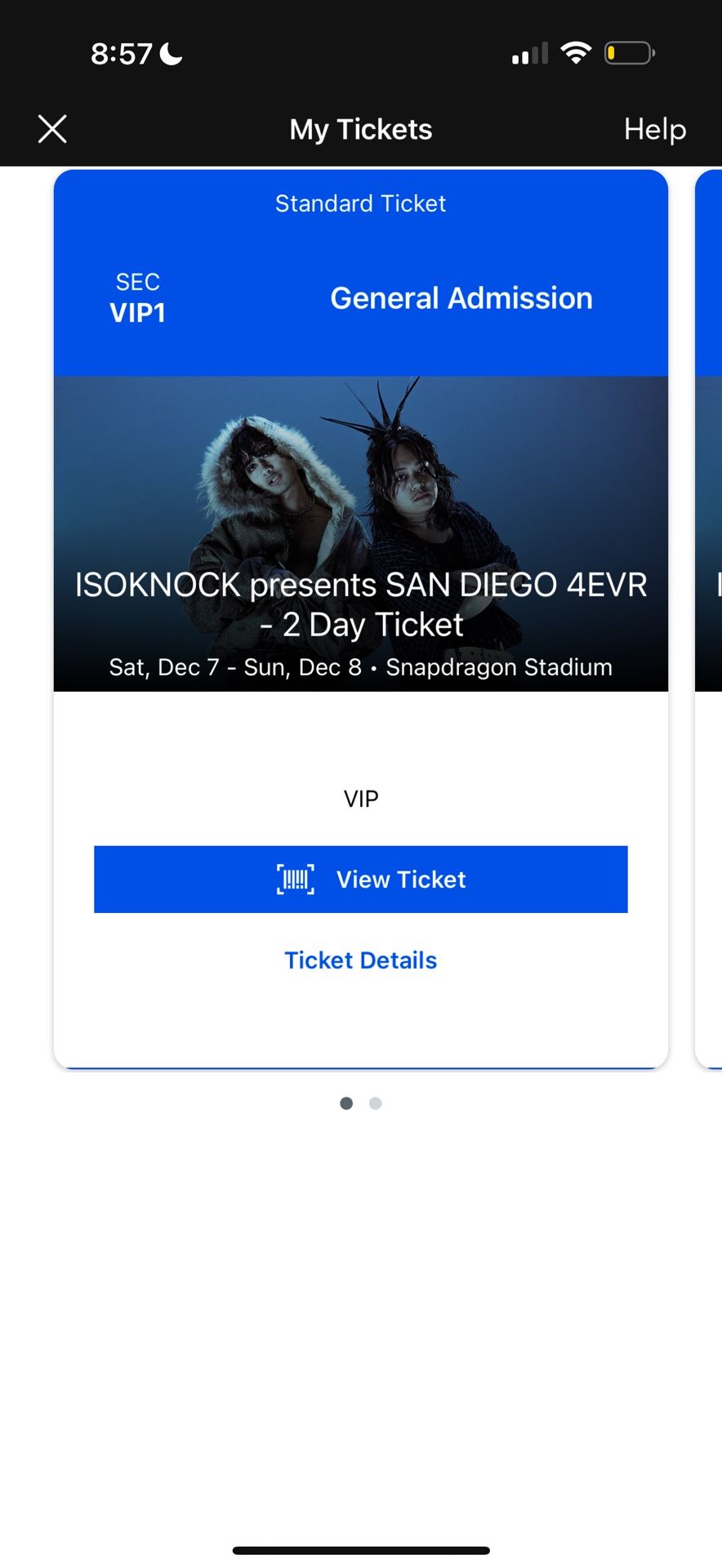 ISOKNOCK San Diego 4EVR 2 Day Weekend Tickets ISOXO Saturday And Sunday VIP