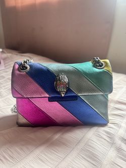 Kurt Geiger Kensington Rainbow Leather Crossbody Bag