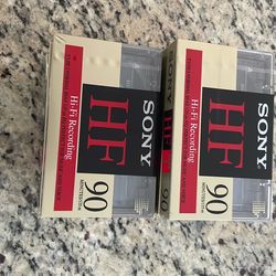Cassette Sony HF  HiFi Recording.   90 Minutes