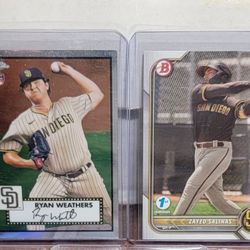 Padres Baseball  Cards  Lot 2 