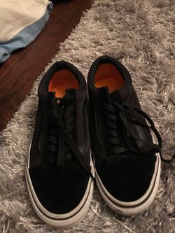 Women’s 6.5 Black Suede Vans