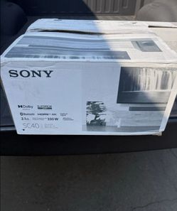 Sony HT-SC40 sound bar and subwoofer