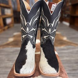 cowhide boots 