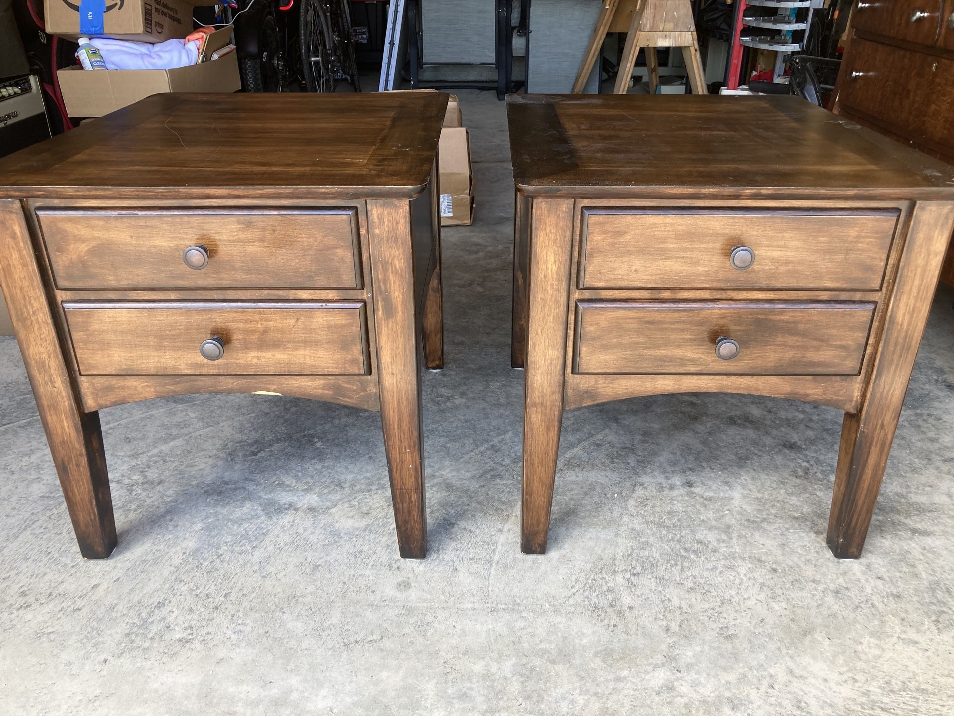 Wood End Tables