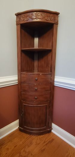 68" Tall Corner Cabinet