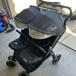 Jeep Destination Ultralight Side By Side Double Stroller for Sale in  Litchfield Park, AZ - OfferUp