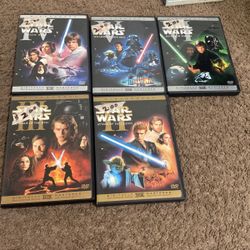 Bunch Of Star Wars dvds 