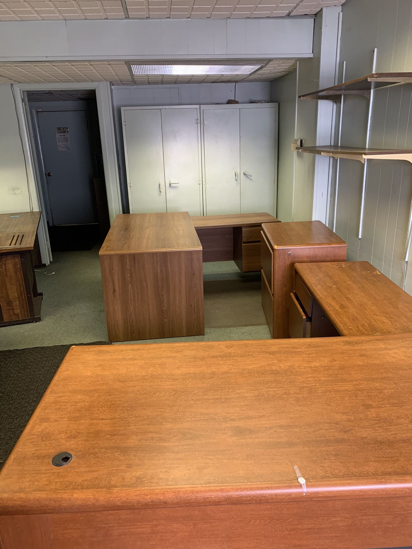 Free TODAY Only Desks, Filing Cabinets, NicNaks