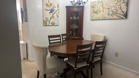 Dinning Table with China Cabinet