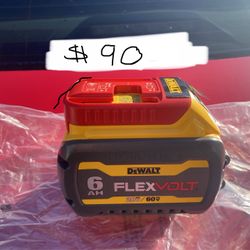 Brand New Dewalt 20/60v 6ah Flex Volt        Man. Date 2025