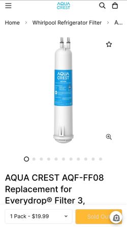 Aqua Crest water filter ( NEW)