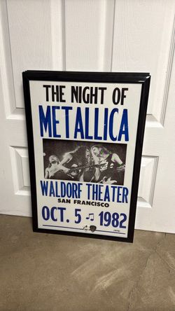 Framed Concert Posters