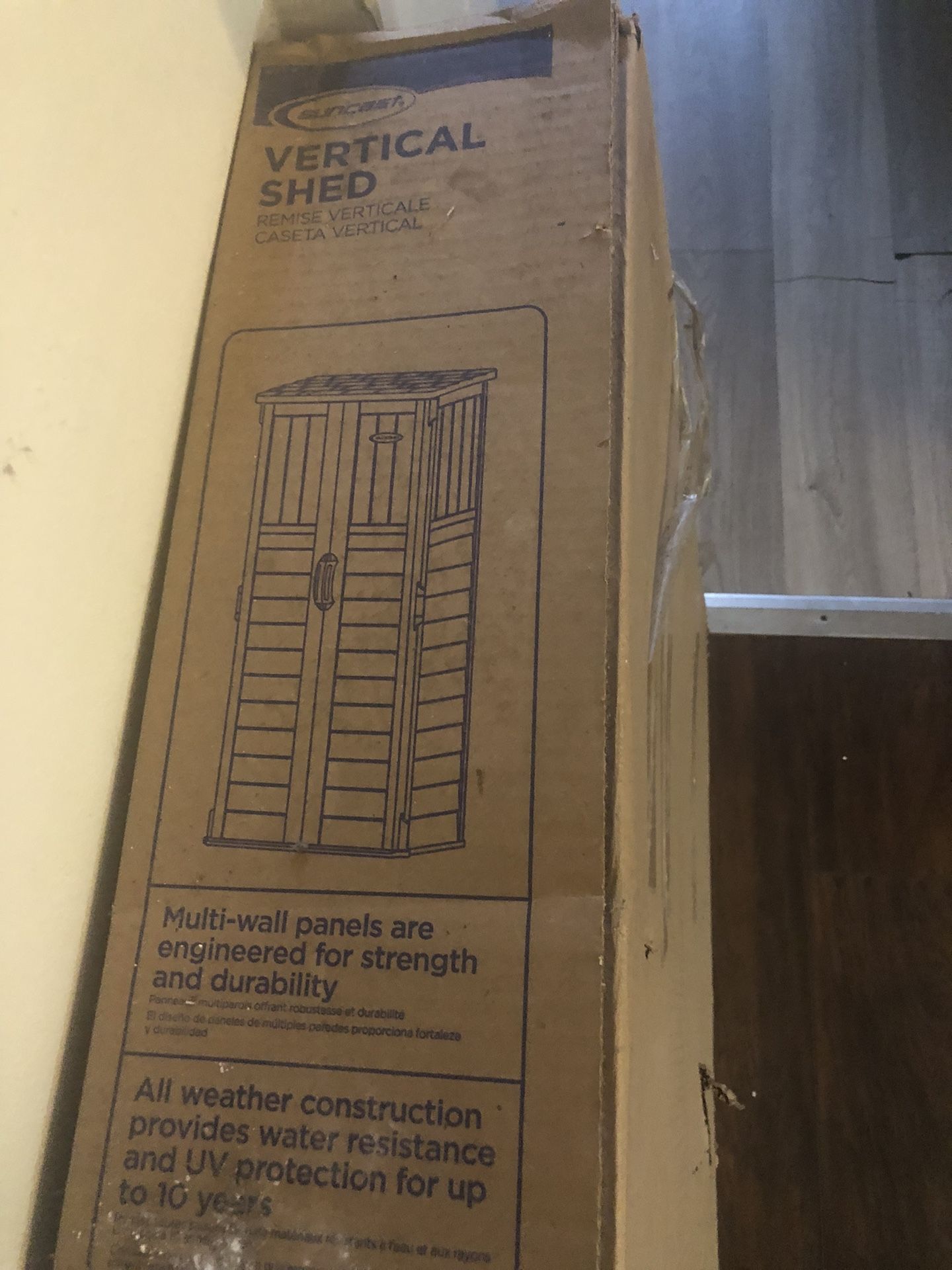 Resin 2x6 Outdoor Shed New In Box