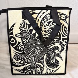 Hawaiian Print | Lunch Bag | Grocery Bag | Insulated | Reusable 
