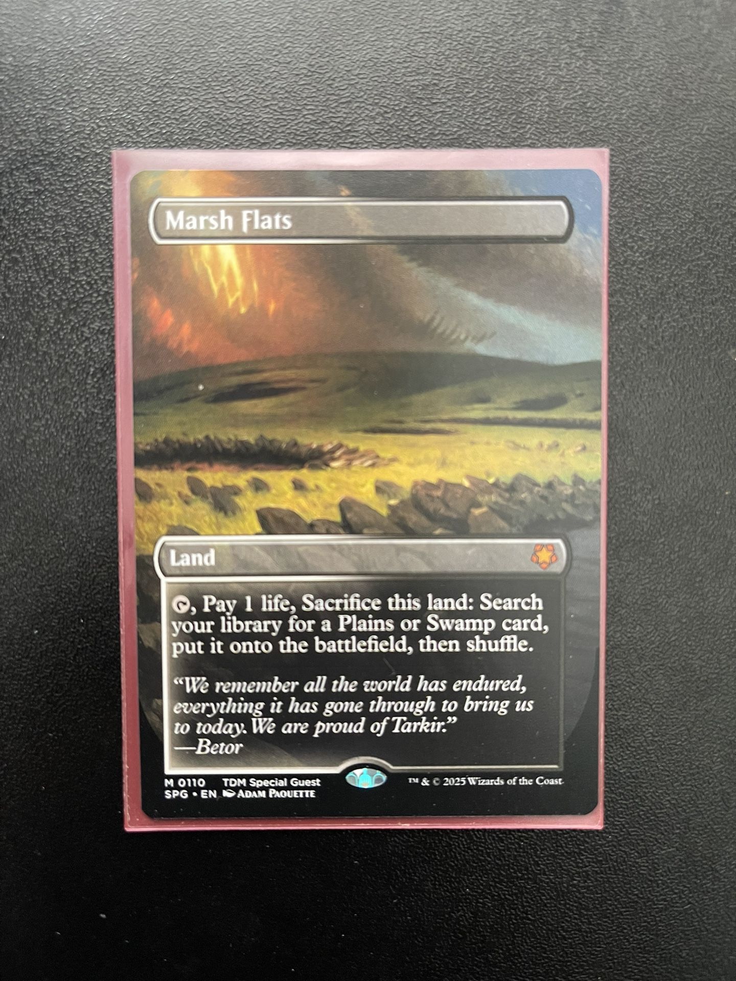 FULL ART Marsh Flats - Special Guest - Near Mint