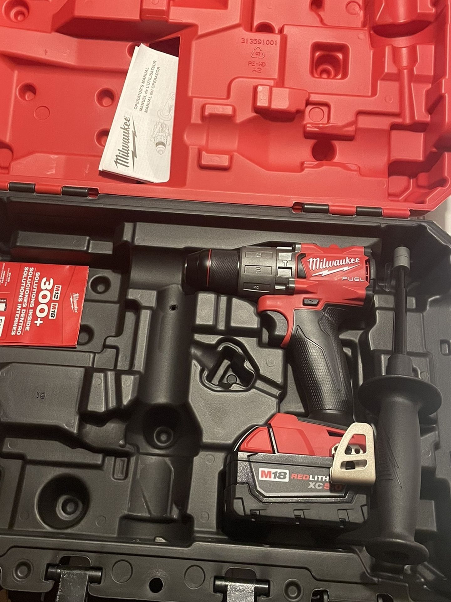Milwaukee Fuel Hammer Drill And 5.0 Battery