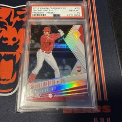 Shohei  Ohtani 2018 Rookie Phoenix Silver Refractor PSA 10 only 36 exist